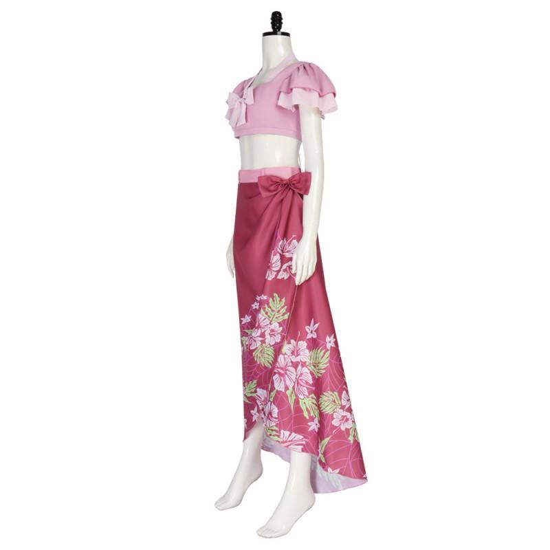 Halloween Cosplay Long Dress Game Role Play Alice Tifa Costume 2025