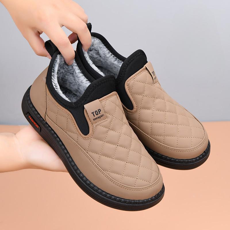 Fleece Warm Shoes, Waterproof Cotton Shoes, New Casual Cotton Shoes for Women