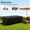 Outdoor Table Covers Fit For Square Rectangular Desk Lawn Table Dust Covers Waterproof Outdoor For Urban Balcony Poolside