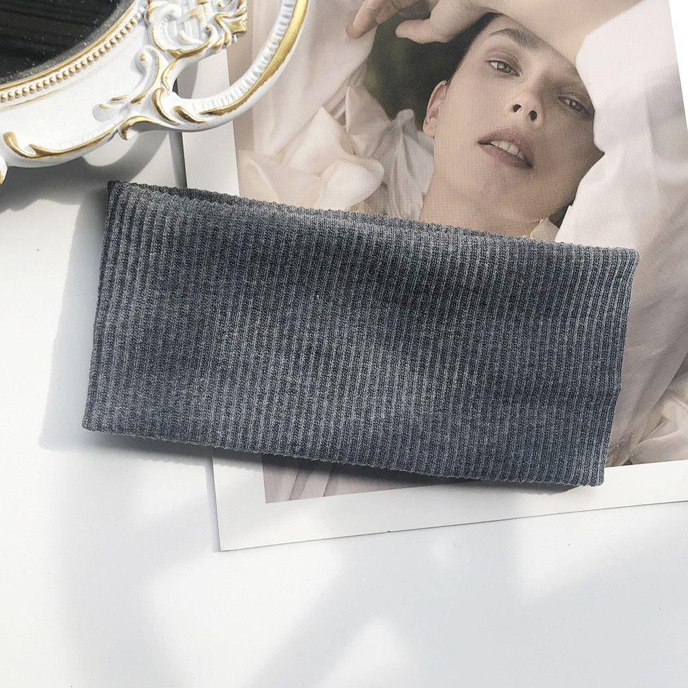 Женские эластичные вязаные повседневные повязки для волос для йоги, широкая повязка на голову, аксессуары для волос, спортивные повязки