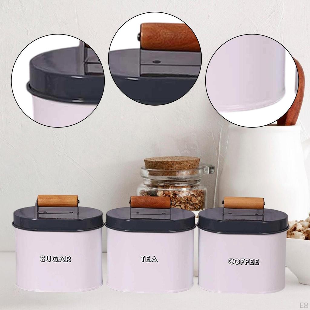 3 шт. контейнера для хранения продуктов, металлические банки, органайзеры для бутылок, кухонные контейнеры для дома