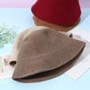 Теплая шерстяная рыбацкая кепка, складная панама, портативная солнцезащитная кепка для женщин