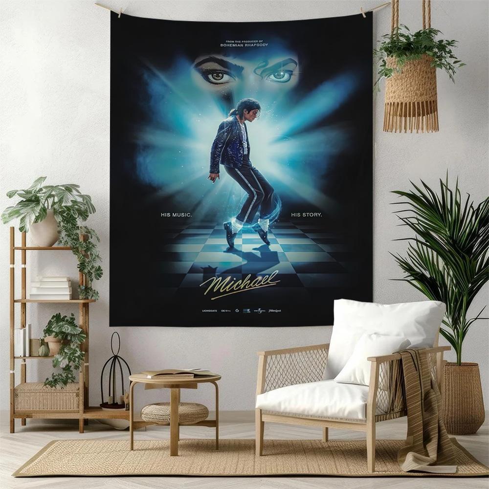 Michael Jackson Dance Moves Wall Decor Tapestry Art For Pet Memorial Birthdaywedding Party Backdrop Family Gift