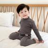 Осенне-зимний детский комплект термобелья без следов, детская однотонная одежда, нижняя часть рубашки, штаны, термокостюм