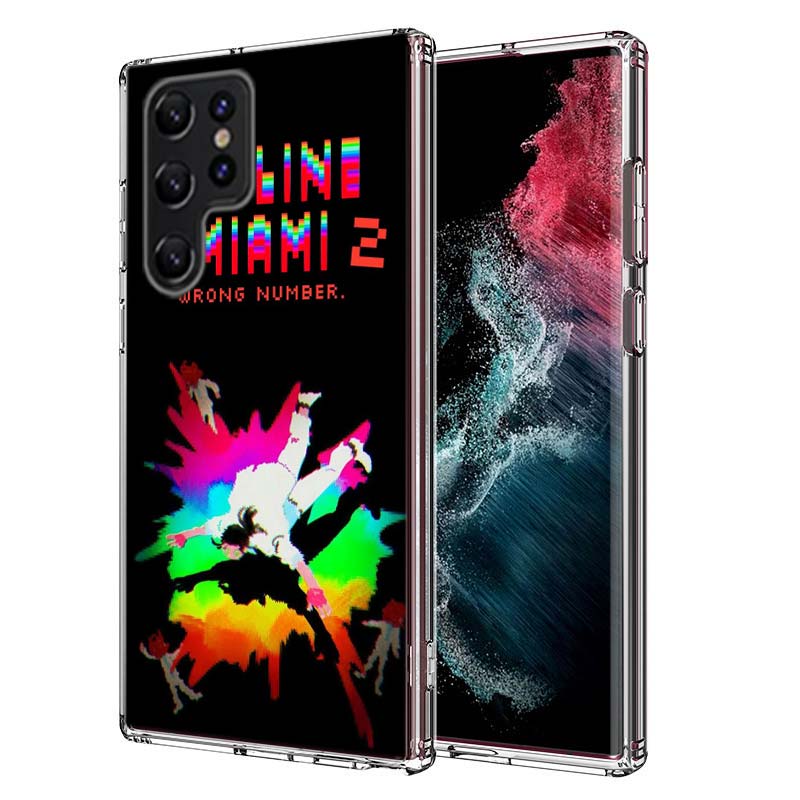 Game Hotline Miami Capa Phone Case For Samsung S26 Ultra S25 Edge Galaxy S23 S21 S20 S24 FE S22 S10 Plus Cover Clear TPU Shell C