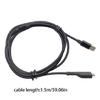 1.5m Braideds Nylons Type C Sound Cable For Arctis3/5/7 Headphones Sound Quality Universal Compatibility