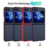 For Samsung ZFLIP5 Crystal-clear Anti-fall TPU+PC Mobile Phone Case Plus Hard Anti-scratch Mobile Phone Case