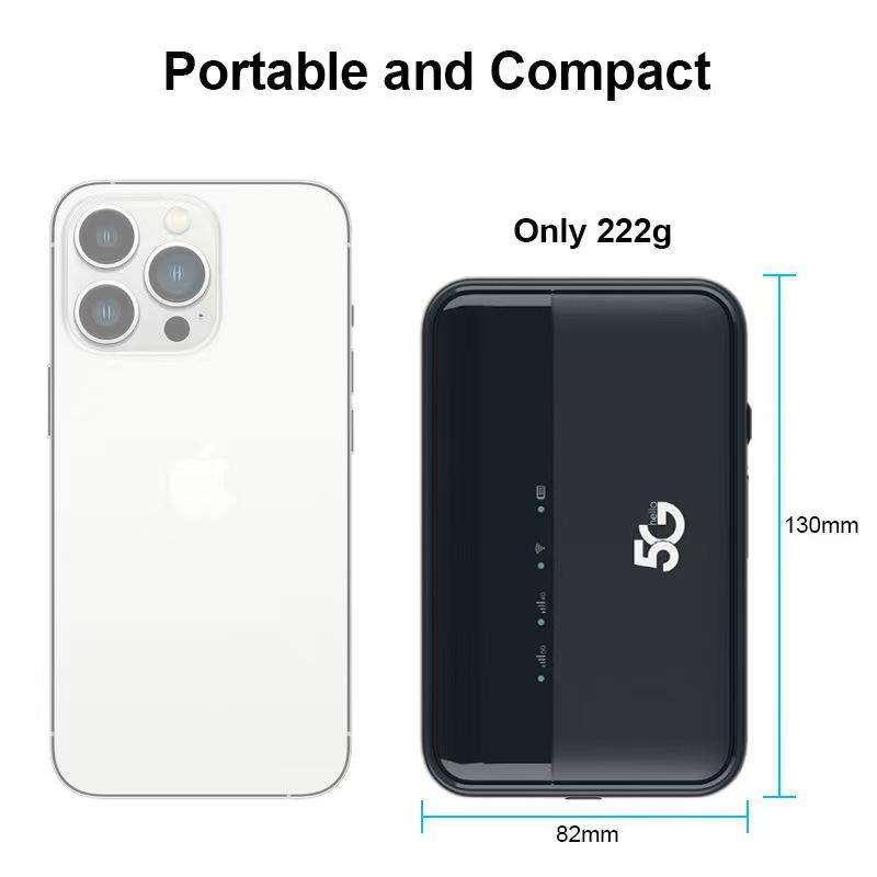 2026 Portable Travel WiFi Router for Mobile Internet & Outdoor Streaming