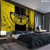 Beitar Jerusalem Wall Tapestry Aesthetic Wall Hanging Printed Fabric Blanket Decorative Tapestries for Bedroom Living Room Home Decor