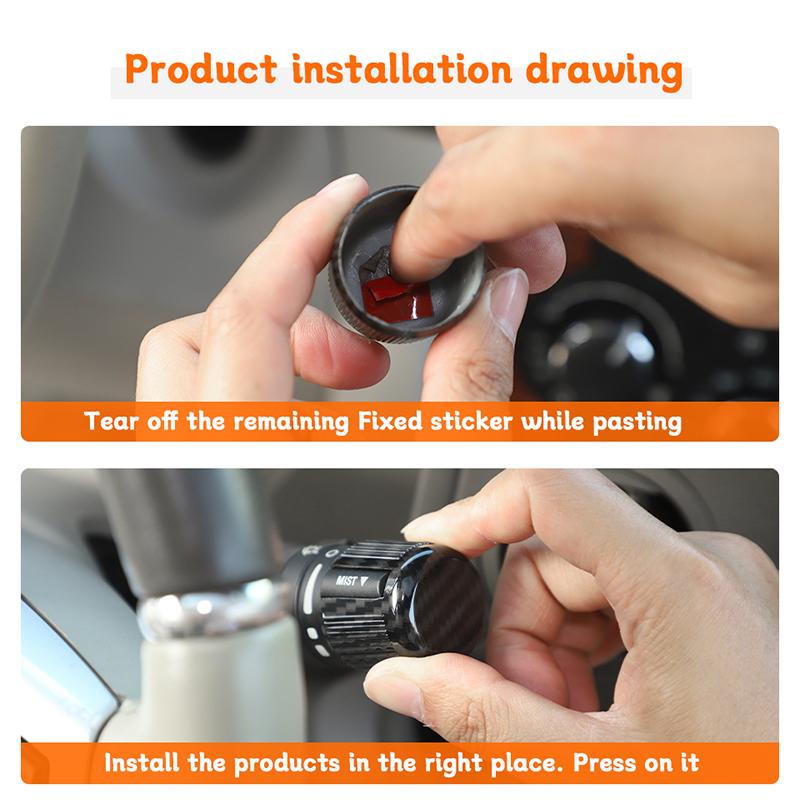 Декоративная наклейка на переключатель стеклоочистителя фар, подходит для Dodge Nitro 2007-2012, для Jeep Liberty, для Jeep Grand Commander, аксессуары для интерьера