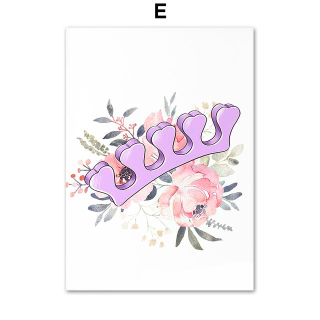 Ножницы для маникюрного салона, розовая настенная живопись на холсте, постеры и принты на скандинавскую тематику, настенные панели для комнаты, декор для салона красоты,