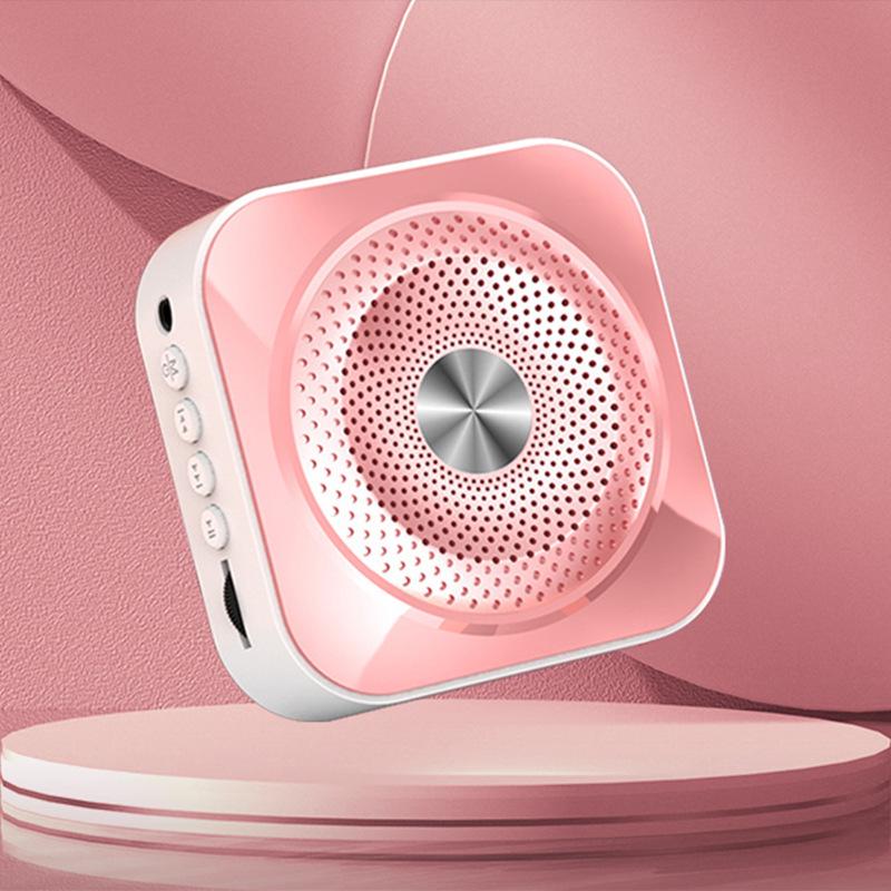 Мини-беспроводной динамик для учителя Rose Gold с функцией поясного ношения для гида