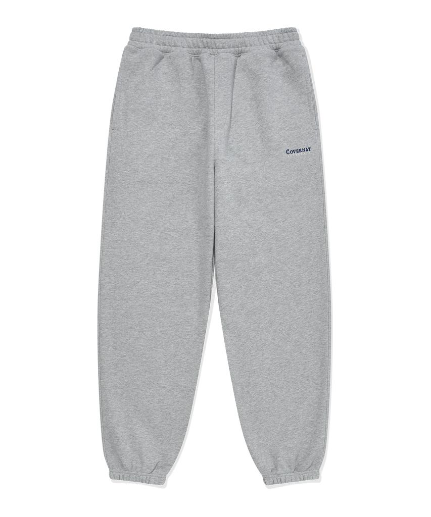 COVERNAT Authentic Sweat Jogger Pants Melange Grey