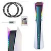 Light Strip Kit for PS5/PS5 Slim RGB Atmosphere Decal Decoration Accessories with Remote Control for PS5 Slim Game Console