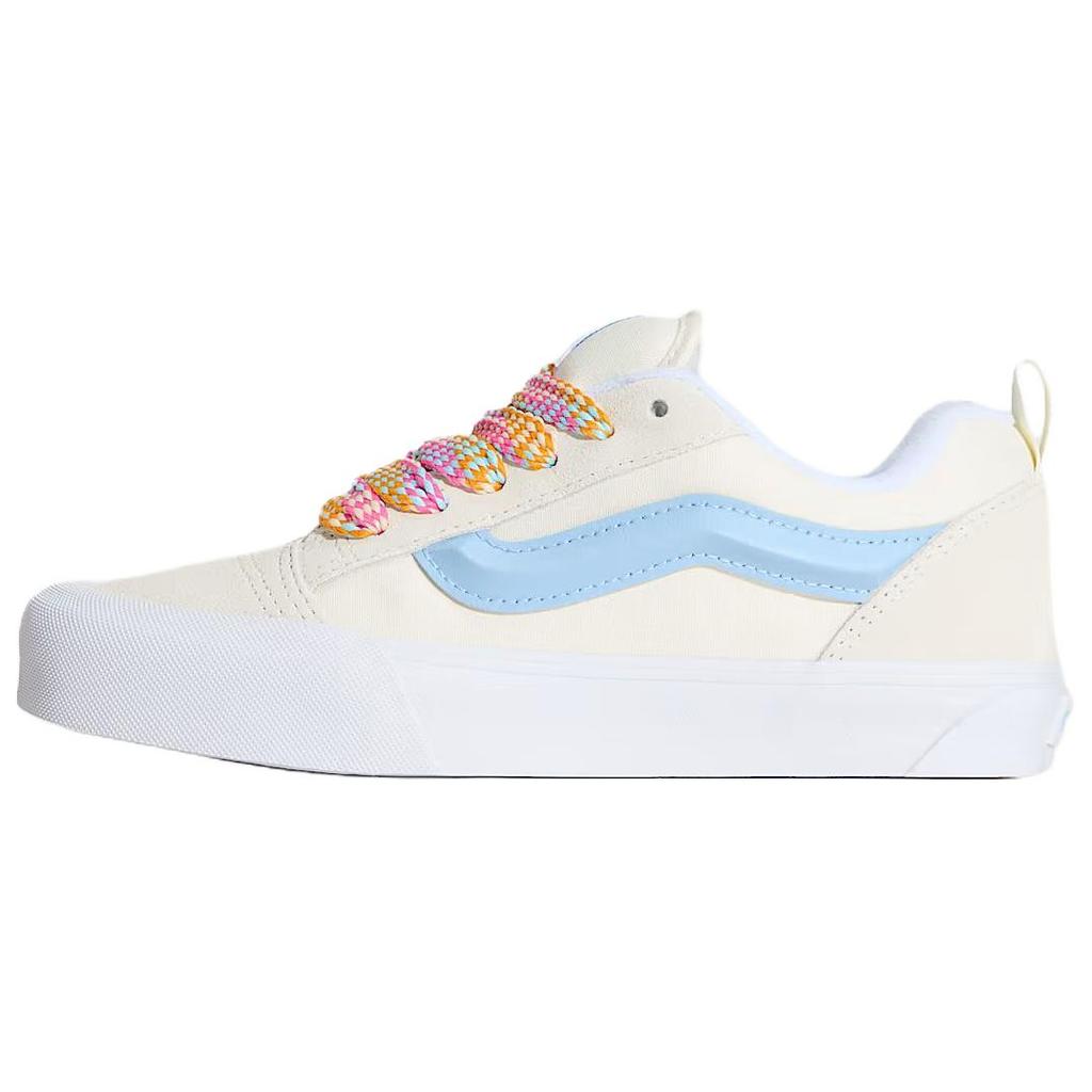 Vans Knu Skool Низкие кеды для скейтборда Унисекс Бежевые Синие Кроссовки VN000D6ZZ5D