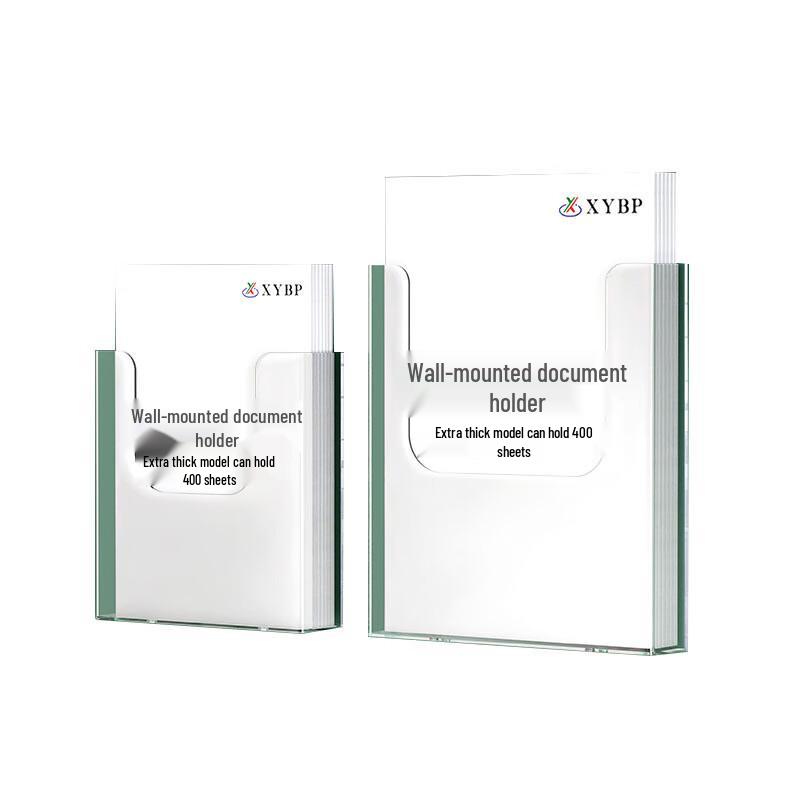 XINFA A5 Wall-Mounted Acrylic Document Holder