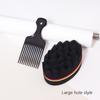 2pcs/set of Wide Toothed Brush Combs Insertion Type Comb and African Style Sponge Brush Special for Real Hair Wigs