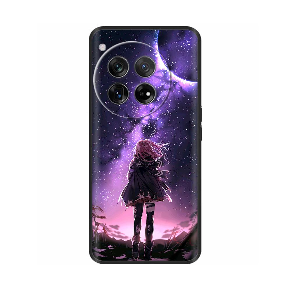 For OnePlus 12 Case Marble TPU Silicone Soft Phone Cases Cover For OnePlus 12 5G CPH2581 6.82" OneMore 12 Colorful Painted Capa