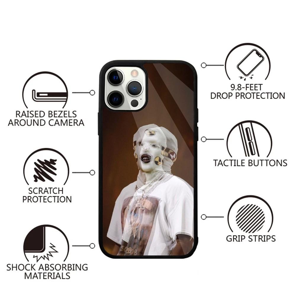 Чехол для телефона рэпера ASAP Rocky для iPhone 16,15,14,13,12,11,Plus,Pro,Max,Mini Магнитная беспроводная зарядка MagSafe