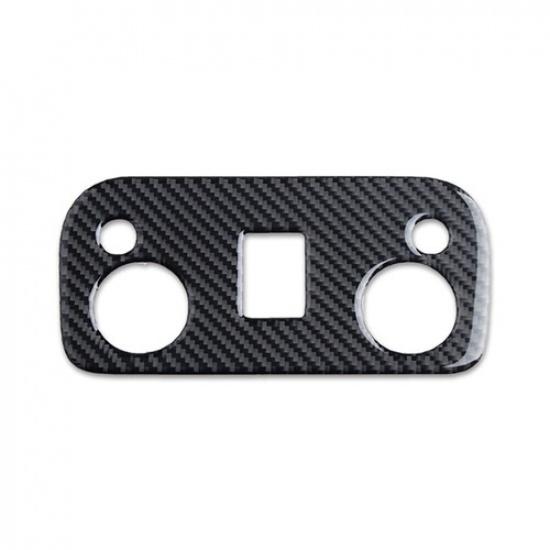 Roof Lamp Reading Light Cover Trim For Ford Mustang 2015- Carbon Fiber Style