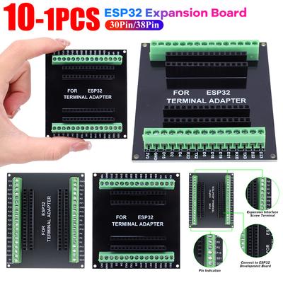 1-10 шт. Плата расширения ESP32 CP2102 NodeMCU-32S Lua 30Pin/38Pin GPIO 1 в 2 Двухъядерный ЦП GPIO WiFi Bluetooth Модуль с низким энергопотреблением