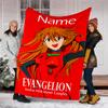 Personalized Custom Name Blanket - Asuka Langley Soryu Print Design,Blanket for Sofa,Bed,Travel,Camping - Soft and Warm, Great Gift