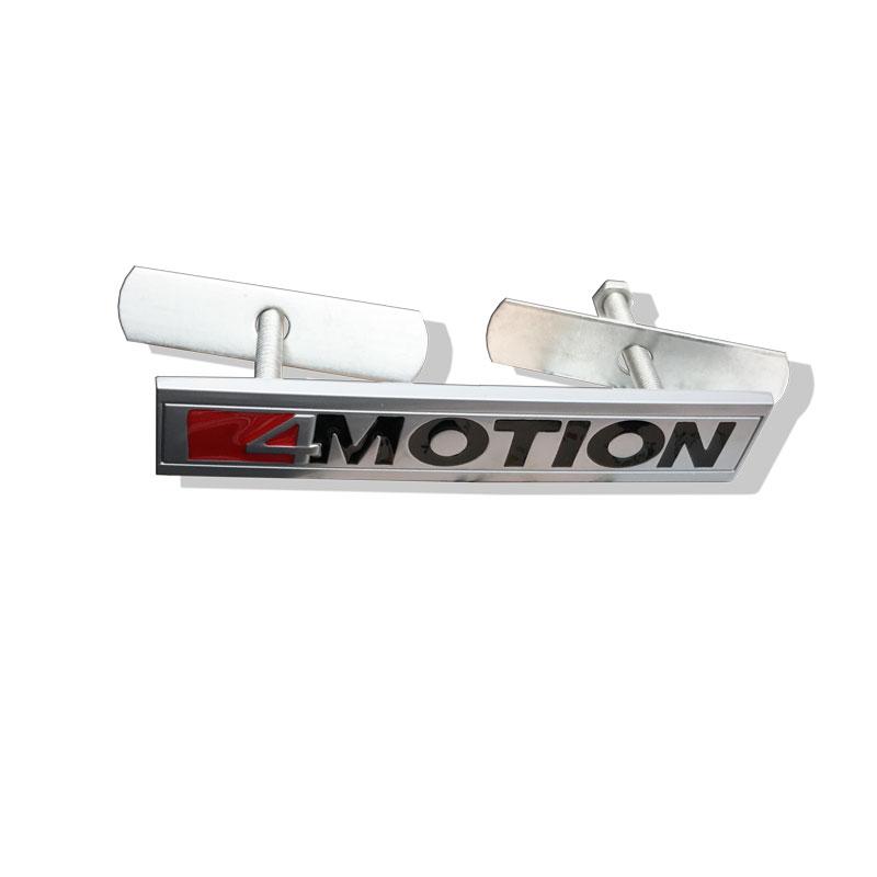 3D Metal 4 MOTION Front Grille Badge Sticker Car Rear Trunk Body Emblem for GOLF Polo Tiguan Jetta Car Styling