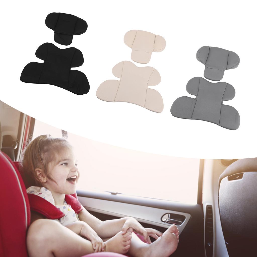 Baby Carseat Cushion Insert Baby Carseat Head Support Baby Neck Support and Body Cushion For Carseat