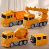 1 набор для детей, трансформирующийся робот-машина, игрушечная магнитная модульная конструкция, модель грузовика, образовательная деформационная инженерная машинка, подарок для малышей и мальчиков