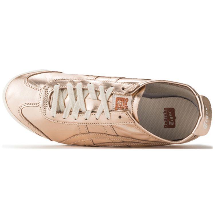 ONITSUKA TIGER Mexico 66 Удобные Нескользящие Низкие Повседневные Кроссовки Унисекс Кроссовки Розово-Золотой TH6G1L-9595