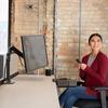 Ergotron – LX Monitor Arm, Single Monitor Desk Mount – fits Flat Curved Ultrawide Computer Monitors up to 34 Inches, 7 to 25 lbs, VESA 75x75mm or 100x