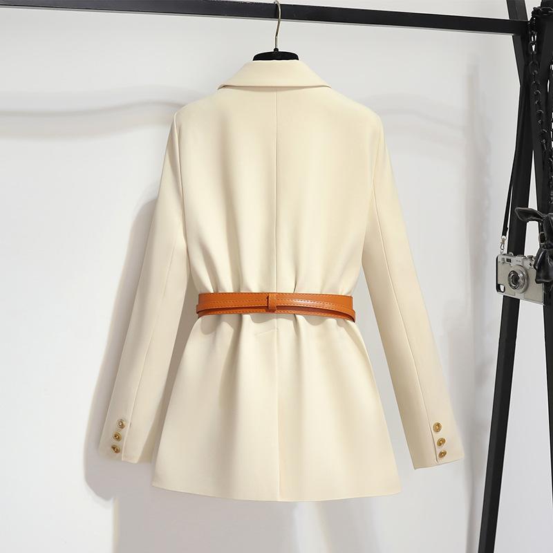 Блейзер женский весенний двубортный топ с новой талией для поездок на работу