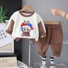 Boys' Autumn Suits, Western-style Children's Sweaters, Two-piece Suits, Casual Sports, Baby Girls' Clothes, Children's Clothing