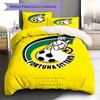 Fortuna Sittard Pattern Bedding Set Quilt Cover Pillowcase Home Decor Gift (1 * duvet cover + 2 * pillowcase, without core)