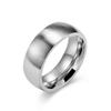 8mm Titanium Steel Wedding Band Blue Color Brushed Matte Finish Comfort Fit Ring Tarnish Proof Anniversary Gift for Him