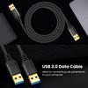 Прямая головка USB 3.0 Удлинительный кабель Поддержка 5 Гбит/с Передача данных Зарядка для USB-вентилятора/Клавиатур/Корпуса для жесткого диска