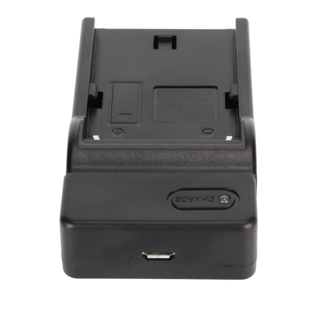 Зарядное устройство для аккумулятора камеры USB 5 В Портативное зарядное устройство для цифрового аккумулятора камеры для аккумулятора F970 F960 F770 F750 F550 F570
