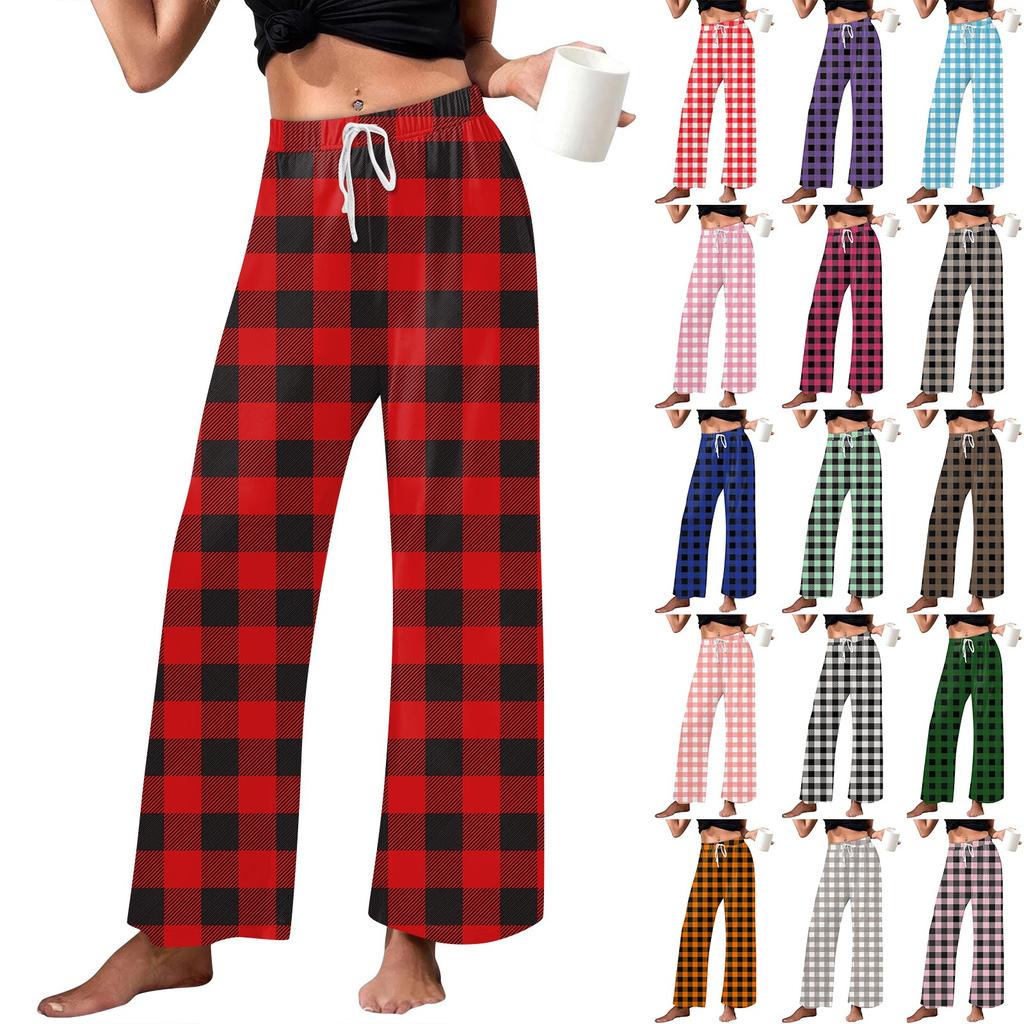 Women's Allover Printed Home Pants Sleeping Pajama Pants Long Pants Pajama Pants Yoga Pants