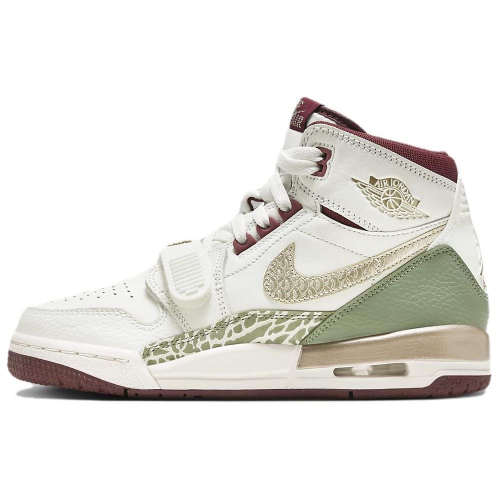 Air Jordan Legacy 312 GS Year of the Dragon Kids Sneakers Cream Sail Metallic-Gold-Grain FZ5047-120