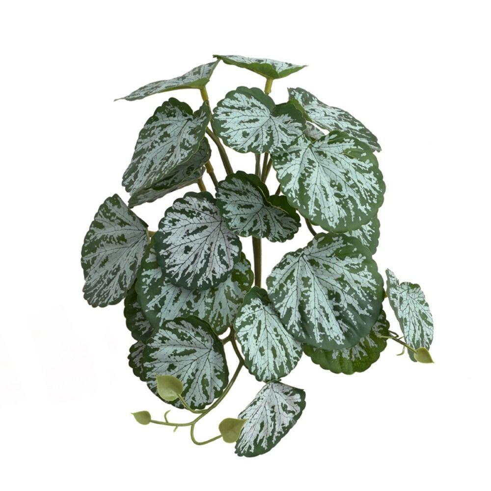 Тропические растения Зеленые растения в горшках Большая шелковая черепаха спина Бамбуковые листья Декор для свадебной вечеринки