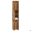 VidaXL Bathroom Cabinet Old Wood 30x30x183.5 Cm Engineered Wood 856064