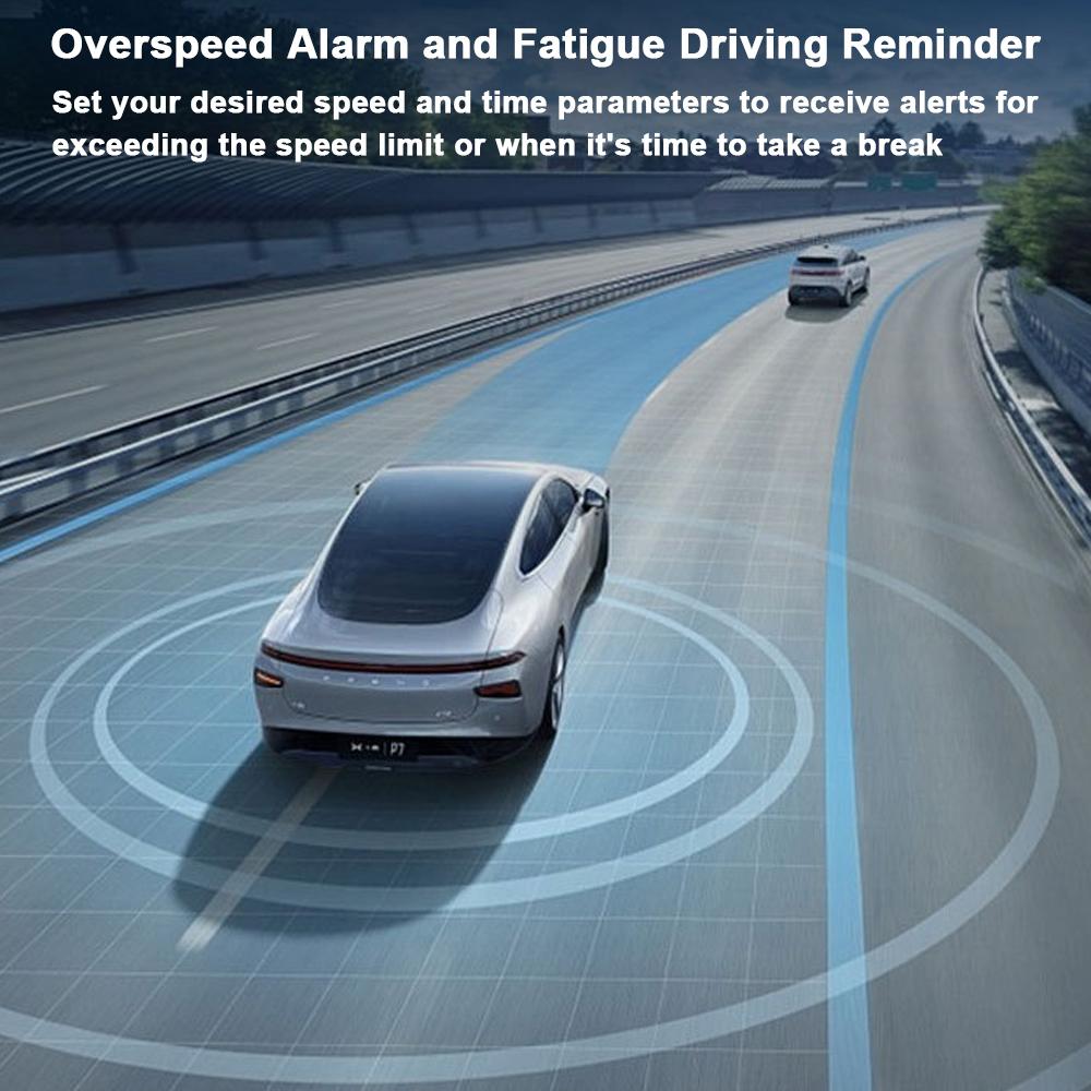 Многофункциональный автомобильный проекционный дисплей, солнечный GPS-цифровой спидометр со светодиодным дисплеем, сигнализация превышения скорости