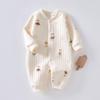 Quilted Baby Jumpsuit: Warm Winter Romper & Thicken Air Cotton Pajamas