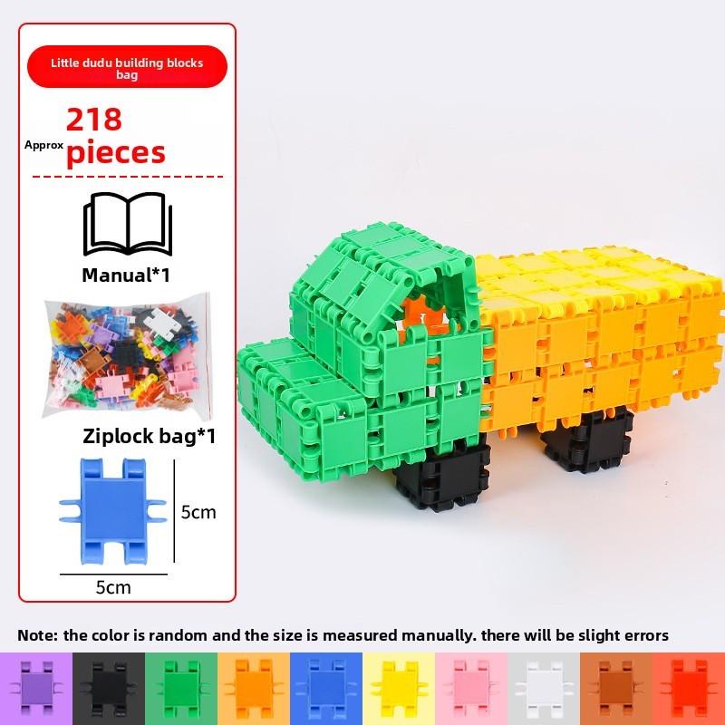 With Plastic Blocks For Toddler Learning And Development