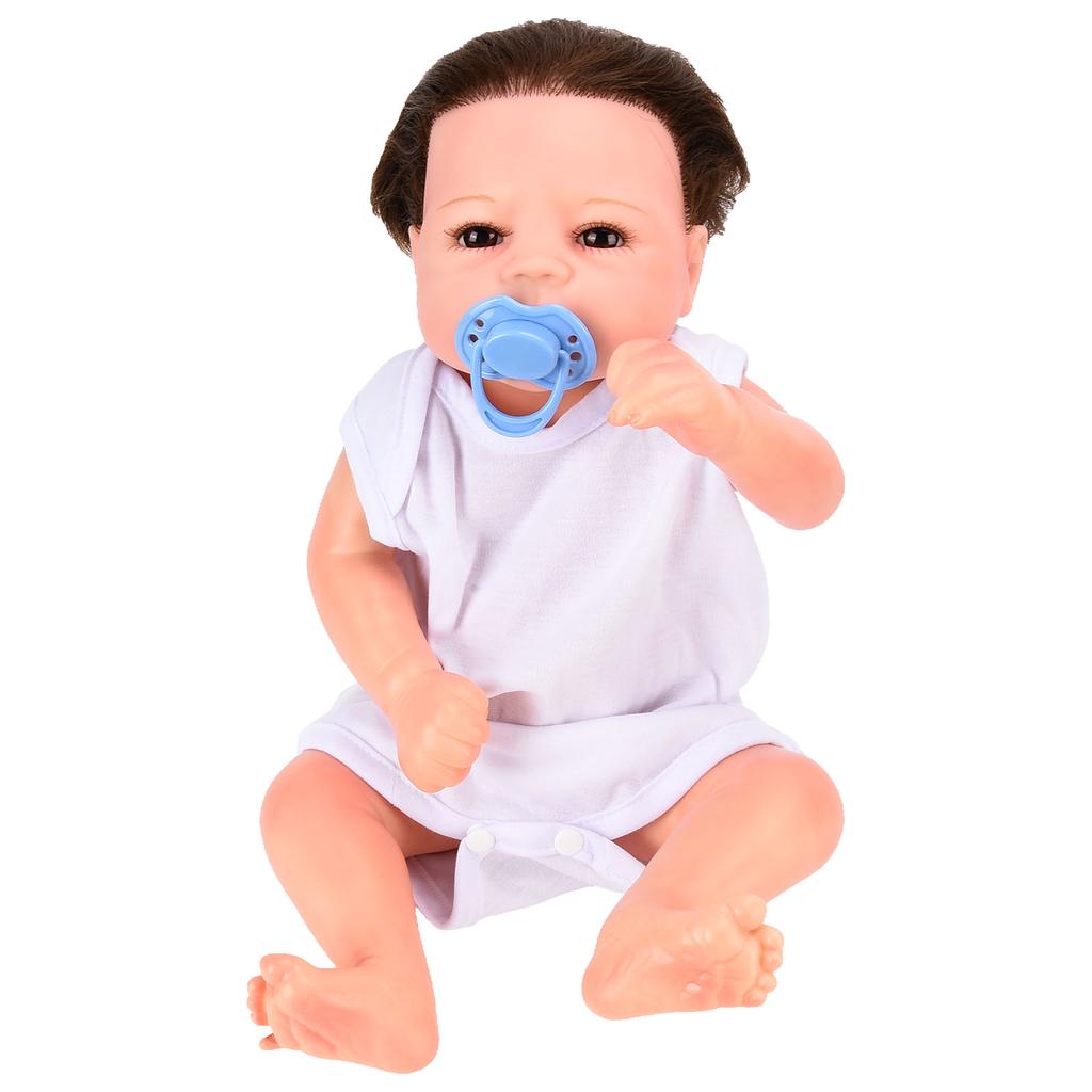 18 Inches Realistic Newborn Baby Boys Dolls Lifelike Full Vinly Body Washable Baby Doll with