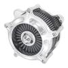Motorcycles Turbine Air Cleaner Intake Filter Chrome For Harley Sportster XL Touring Softail Dyna EVO & Twin Cam Fatboy FXDLS