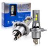 CAMOTO H4 LED Headlight, Hi/Lo Compatible with Car Inspections, Wireless, LED Bulb, Cooling Fan,