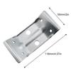 JCBIZ Corner Brackets, 4 Pieces, 116x55mm, Heavy-Duty Stainless Steel, Boat-Shaped Table Leg Corner Braces