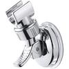 Adjustable Shower Head Holder Removable Shower Wall Bracket Sucker Mount Shower Head Holder Reusable Without Waterproof Drill