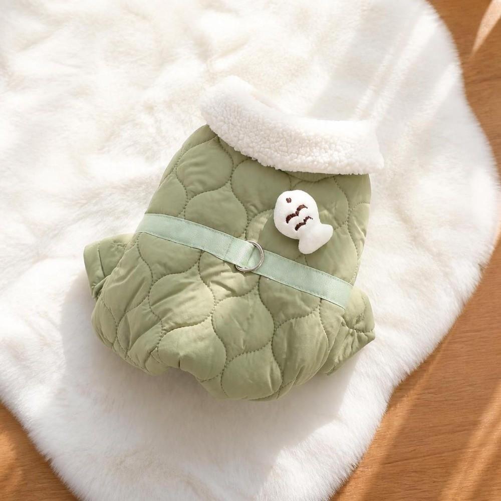 Windproof Dog Warm Clothes Winter Dog Bodysuit Fashion Dog Vest Coat Puppy